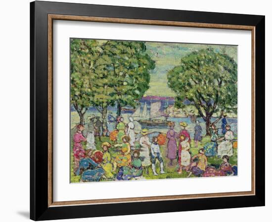 Gloucester Harbour-Maurice Brazil Prendergast-Framed Giclee Print