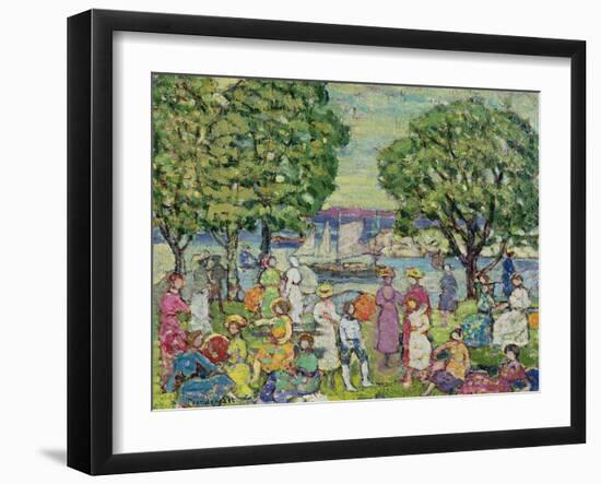 Gloucester Harbour-Maurice Brazil Prendergast-Framed Giclee Print