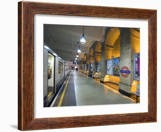 Gloucester Road Tube Station, London, England, United Kingdom, Europe-Ethel Davies-Framed Photographic Print