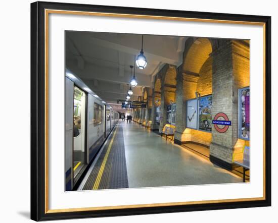 Gloucester Road Tube Station, London, England, United Kingdom, Europe-Ethel Davies-Framed Photographic Print