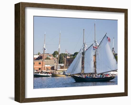 Gloucester Schooner Festival, Gloucester, Cape Anne, Massachusetts, USA-Walter Bibikow-Framed Photographic Print