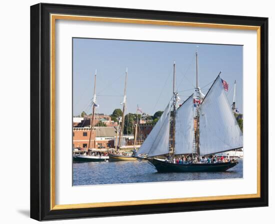 Gloucester Schooner Festival, Gloucester, Cape Anne, Massachusetts, USA-Walter Bibikow-Framed Photographic Print