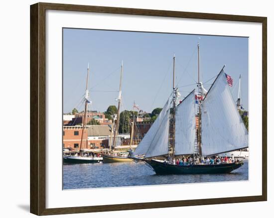 Gloucester Schooner Festival, Gloucester, Cape Anne, Massachusetts, USA-Walter Bibikow-Framed Photographic Print