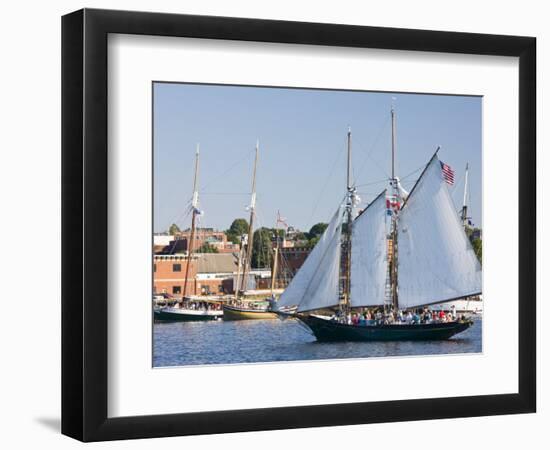 Gloucester Schooner Festival, Gloucester, Cape Anne, Massachusetts, USA-Walter Bibikow-Framed Photographic Print