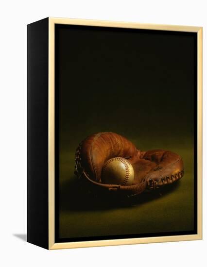 Glove and Baseball-James L. Amos-Framed Premier Image Canvas