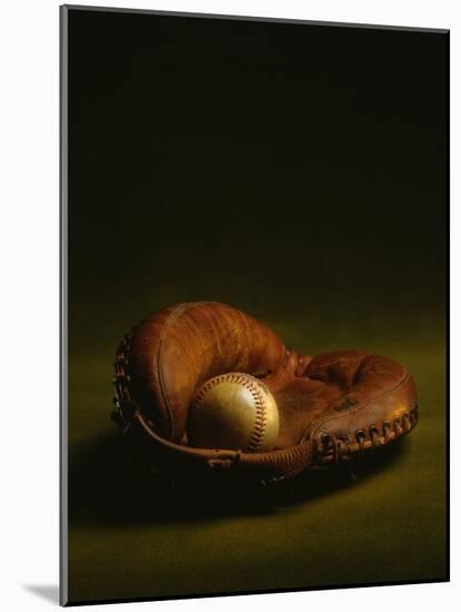 Glove and Baseball-James L. Amos-Mounted Photographic Print