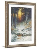 Glowing Sunset-Joseph Farquharson-Framed Giclee Print
