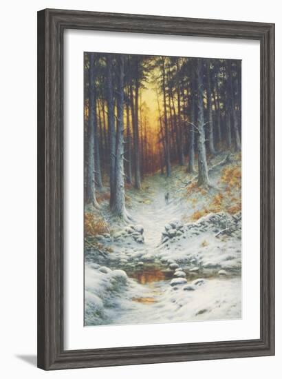 Glowing Sunset-Joseph Farquharson-Framed Giclee Print