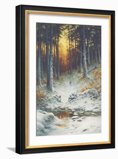 Glowing Sunset-Joseph Farquharson-Framed Giclee Print