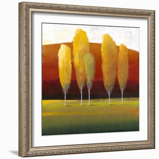 Glowing Trees II-Tim O'toole-Framed Art Print