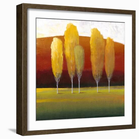 Glowing Trees II-Tim O'toole-Framed Art Print