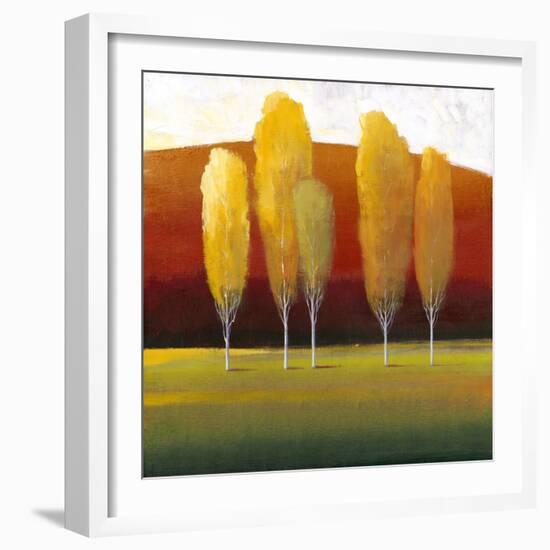 Glowing Trees II-Tim O'toole-Framed Art Print