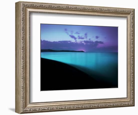 Glowing Turquoise Blue Waters-Jan Lakey-Framed Photographic Print