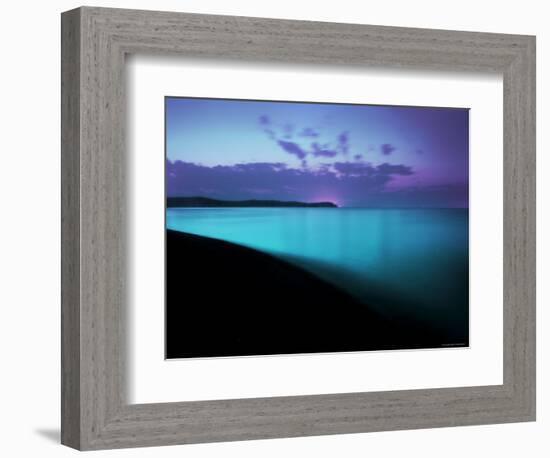 Glowing Turquoise Blue Waters-Jan Lakey-Framed Photographic Print