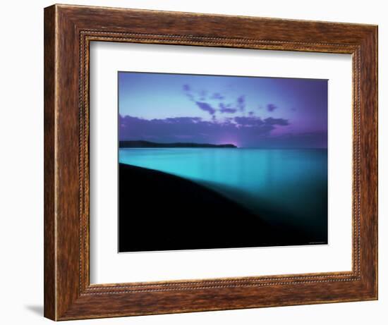 Glowing Turquoise Blue Waters-Jan Lakey-Framed Photographic Print