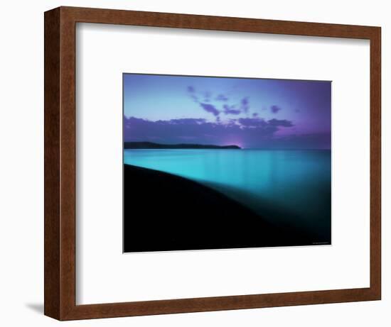 Glowing Turquoise Blue Waters-Jan Lakey-Framed Photographic Print