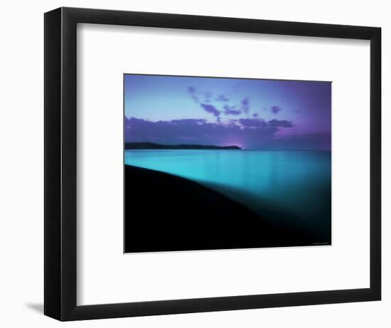 Glowing Turquoise Blue Waters-Jan Lakey-Framed Photographic Print