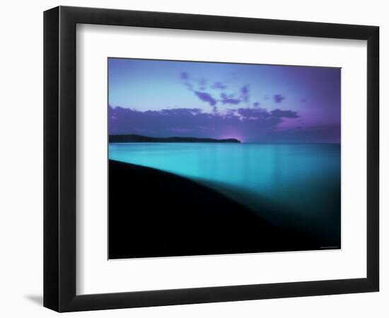 Glowing Turquoise Blue Waters-Jan Lakey-Framed Photographic Print