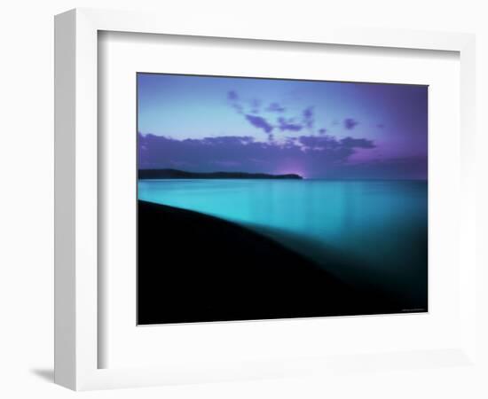 Glowing Turquoise Blue Waters-Jan Lakey-Framed Photographic Print