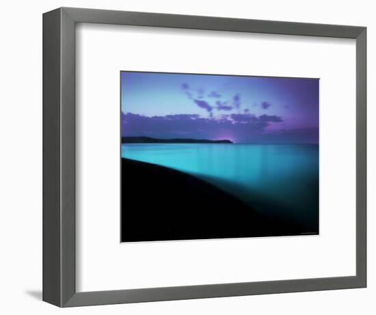 Glowing Turquoise Blue Waters-Jan Lakey-Framed Photographic Print