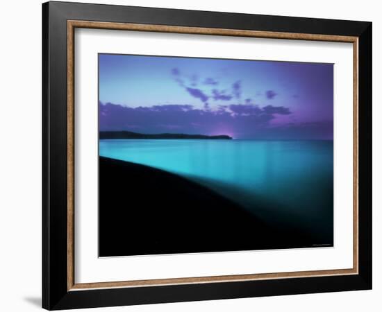 Glowing Turquoise Blue Waters-Jan Lakey-Framed Photographic Print