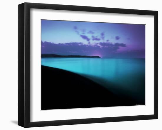 Glowing Turquoise Blue Waters-Jan Lakey-Framed Photographic Print