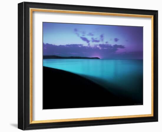 Glowing Turquoise Blue Waters-Jan Lakey-Framed Photographic Print