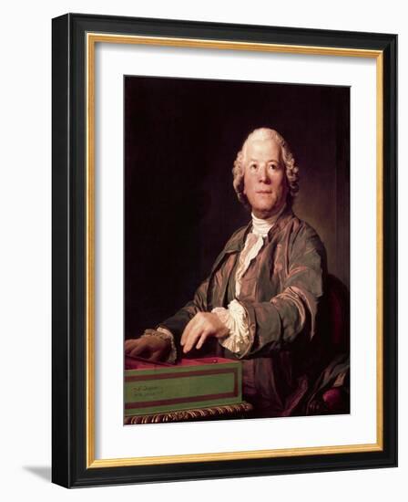 Gluck at the Spinet-Joseph Siffred Duplessis-Framed Giclee Print