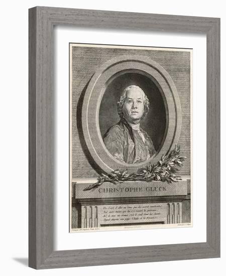 Gluck, Christoph Willibald Ritter Von 1714 - 1787-null-Framed Art Print