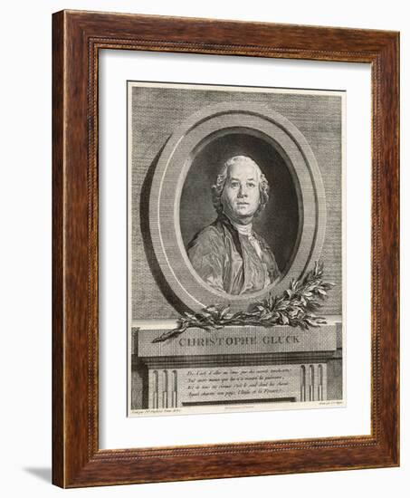 Gluck, Christoph Willibald Ritter Von 1714 - 1787-null-Framed Art Print