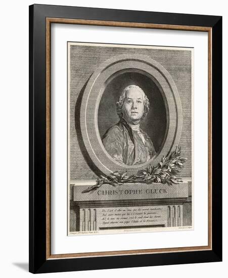 Gluck, Christoph Willibald Ritter Von 1714 - 1787-null-Framed Art Print