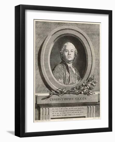Gluck, Christoph Willibald Ritter Von 1714 - 1787-null-Framed Art Print