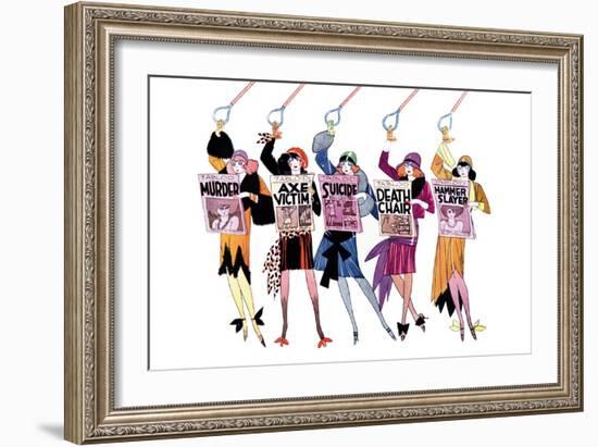 Gluttons for Punishment-Russell Patterson-Framed Art Print