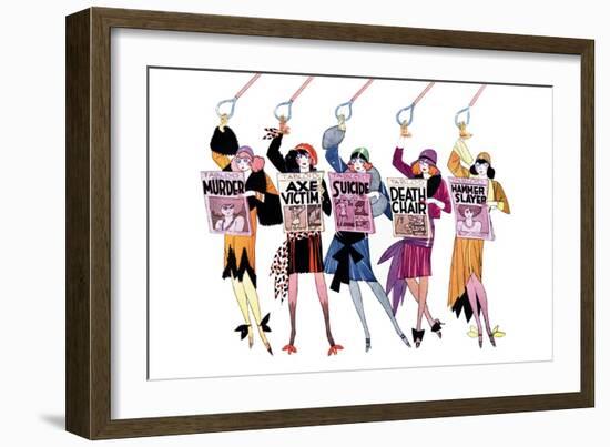 Gluttons for Punishment-Russell Patterson-Framed Art Print