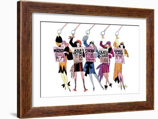 Gluttons for Punishment-Russell Patterson-Framed Art Print