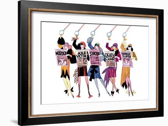 Gluttons for Punishment-Russell Patterson-Framed Art Print