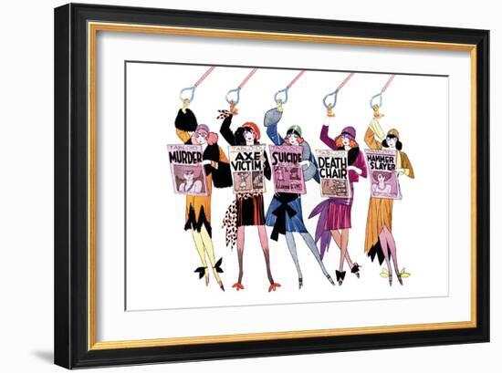 Gluttons for Punishment-Russell Patterson-Framed Art Print