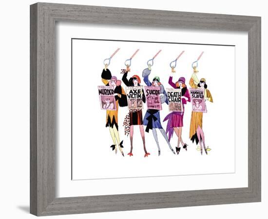 Gluttons for Punishment-Russell Patterson-Framed Art Print