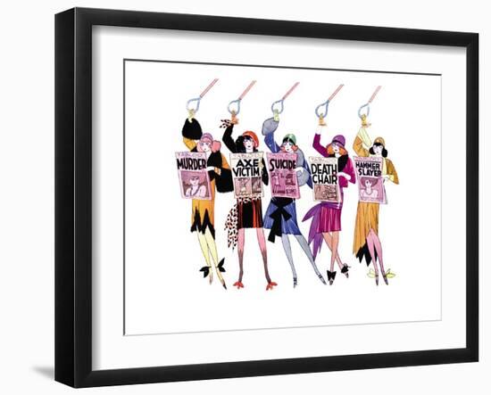 Gluttons for Punishment-Russell Patterson-Framed Art Print