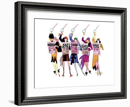 Gluttons for Punishment-Russell Patterson-Framed Art Print