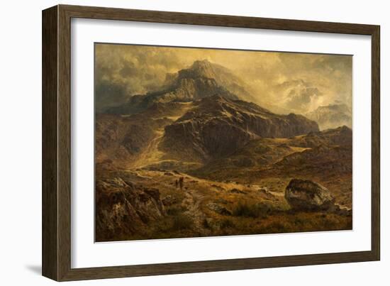 Glyder Fawr, Snowdon Range, Wales, 1881-Benjamin Williams Leader-Framed Giclee Print