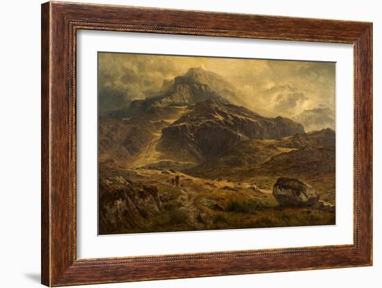 Glyder Fawr, Snowdon Range, Wales, 1881-Benjamin Williams Leader-Framed Giclee Print