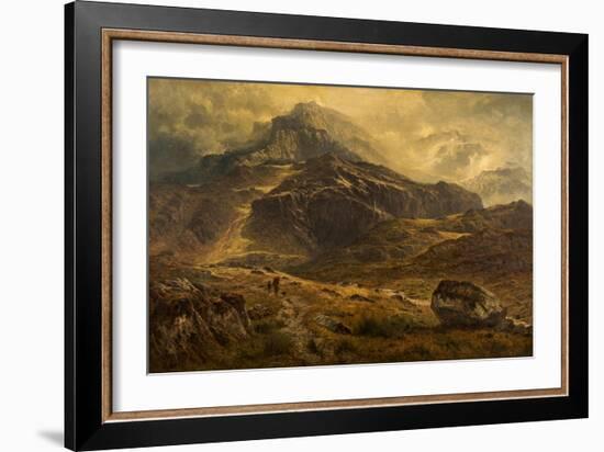 Glyder Fawr, Snowdon Range, Wales, 1881-Benjamin Williams Leader-Framed Giclee Print