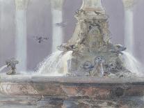 Fountain in the Borghese Gardens, Rome, 1982-Glyn Morgan-Giclee Print