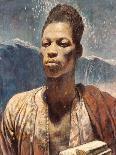 Negro In Profile : Portrait Of Henry Thomas-Glyn Warren Philpot-Premium Giclee Print