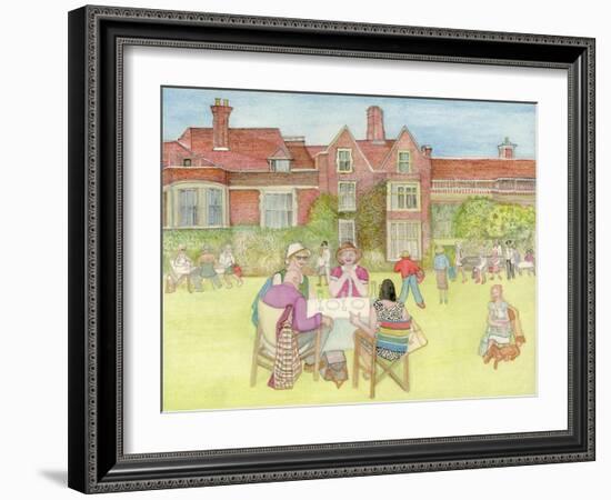 Glyndebourne, 2018-Gillian Lawson-Framed Giclee Print