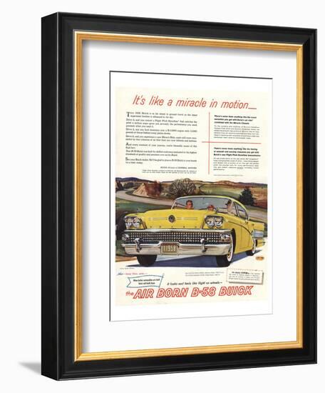 GM Air Born B-58 Buick-Miracle-null-Framed Art Print