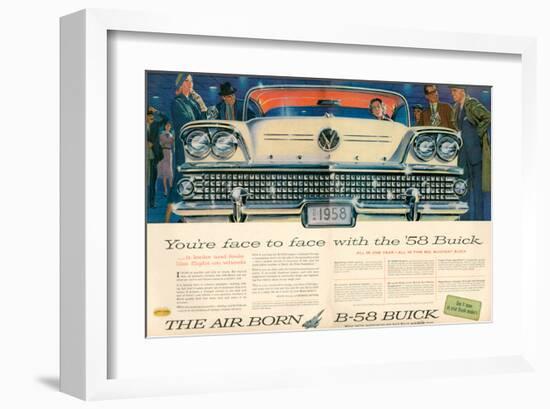 GM Buick B-58 Flight On Wheels-null-Framed Art Print