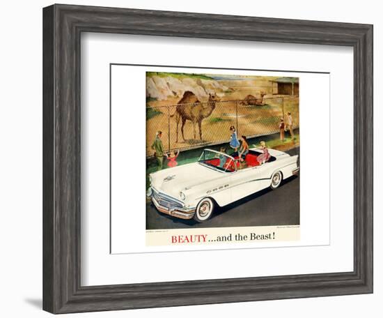 GM Buick -Beauty and the Beast-null-Framed Art Print