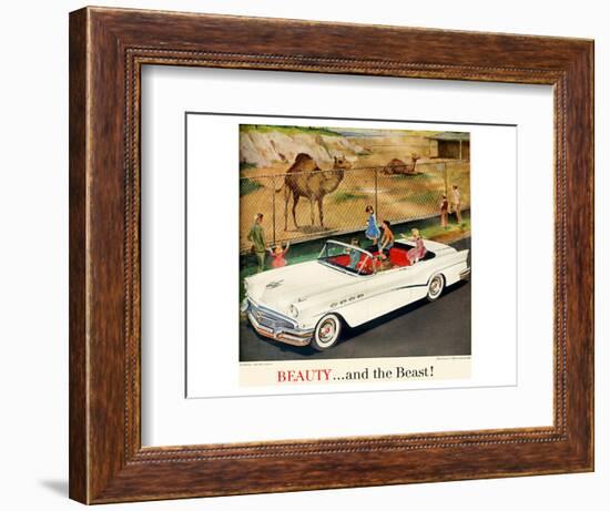 GM Buick -Beauty and the Beast-null-Framed Art Print